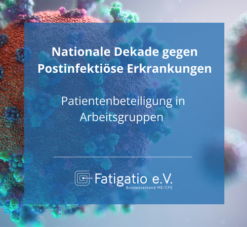 Patientenbeteiligung in den Arbeitsgruppen der Nationalen Dekade gegen Postinfektiöse Erkrankungen 